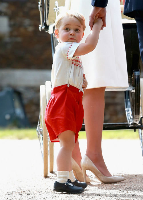 See Princess Charlotte’s christening photos with Duchess Kate and family!
